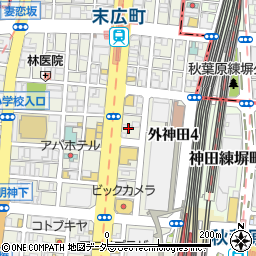 東京都千代田区外神田4丁目4周辺の地図