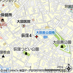 東荻治療院周辺の地図