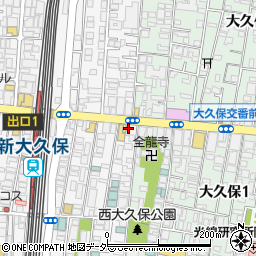 東京都新宿区百人町1丁目3-17周辺の地図