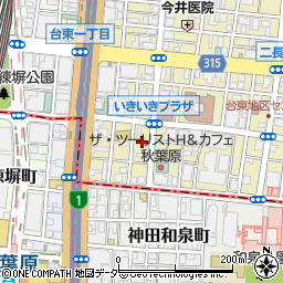 東京都台東区台東1丁目12周辺の地図