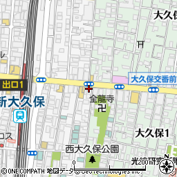 新宿・国際行政書士事務所周辺の地図