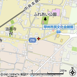 山梨県甲州市塩山上塩後313周辺の地図