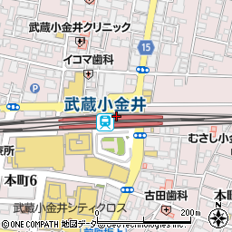 ゴンチャ（Ｇｏｎｇｃｈａ）　ｎｏｎｏｗａ武蔵小金井店周辺の地図