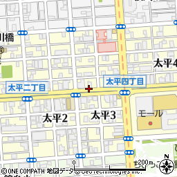 東京都墨田区太平周辺の地図