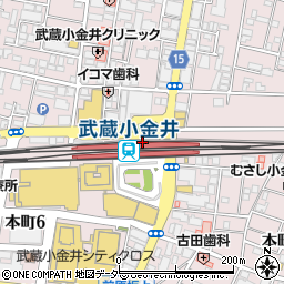 ラ・パン武蔵小金井店周辺の地図