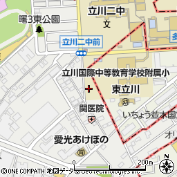 東京都立川市曙町3丁目13周辺の地図