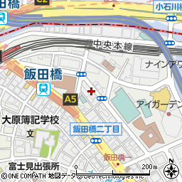 東京都千代田区飯田橋3丁目3周辺の地図