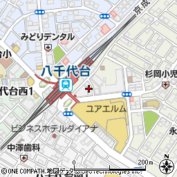 栗原興産株式会社　八千代プラザ周辺の地図
