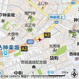 東京都新宿区岩戸町15周辺の地図