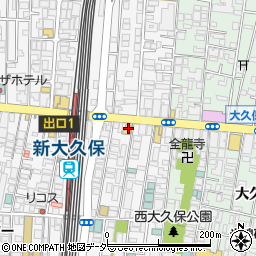 東京都新宿区百人町1丁目6-18周辺の地図