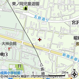 セジュール宮沢Ａ棟周辺の地図
