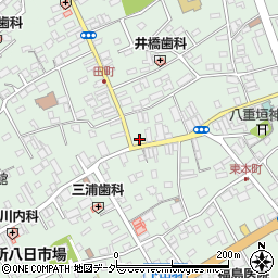 千葉県匝瑳市八日市場イ2477周辺の地図