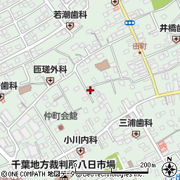 千葉県匝瑳市八日市場イ2027周辺の地図