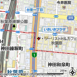 スパイス・ラー麺 卍力 秋葉原店周辺の地図