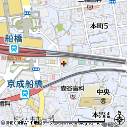 世界の山ちゃん　船橋店周辺の地図