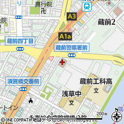 蔵前防犯協会周辺の地図