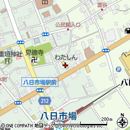 千葉県匝瑳市八日市場イ27周辺の地図
