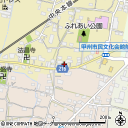 山梨県甲州市塩山上塩後314周辺の地図