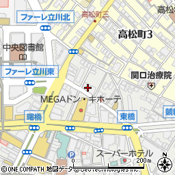 株式会社マイワーク立川営業所周辺の地図
