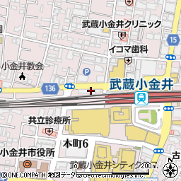 北海道イタリアン ミアボッカ nonowa武蔵小金井店周辺の地図