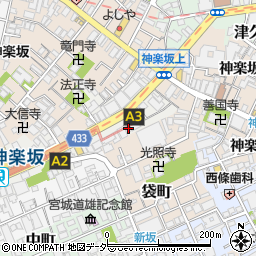 東京都新宿区岩戸町18周辺の地図