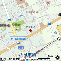 株式会社わたしん　匝瑳店周辺の地図