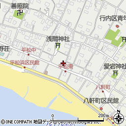 千葉県旭市平松1577周辺の地図