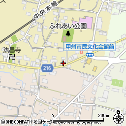 山梨県甲州市塩山上塩後311周辺の地図