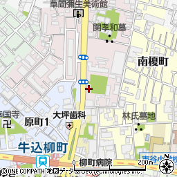 東京都新宿区弁天町83周辺の地図