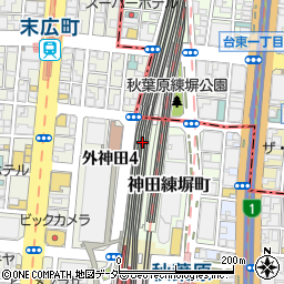 東京都千代田区神田練塀町15-1周辺の地図