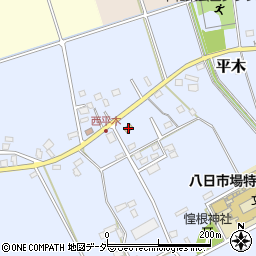 ローソン匝瑳平木店周辺の地図