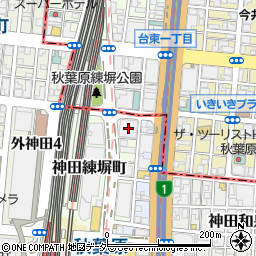 東京都千代田区神田練塀町85周辺の地図