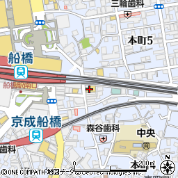 新時代 船橋駅前店周辺の地図