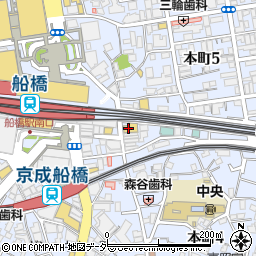 居酒屋 ウミボウズ 船橋駅前店周辺の地図