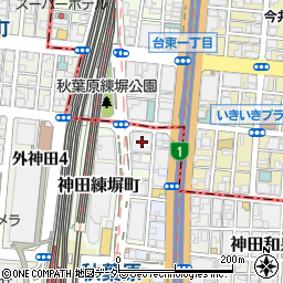 ＪＲ東日本レンタリース株式会社　本社周辺の地図