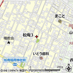 東京都杉並区松庵3丁目27-15周辺の地図