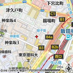東京都新宿区神楽坂2丁目周辺の地図