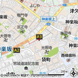 日交神楽坂ビル周辺の地図