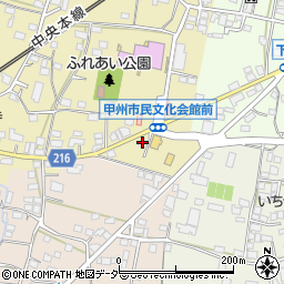 山梨県甲州市塩山上塩後304周辺の地図