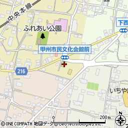 山梨県甲州市塩山上塩後297周辺の地図