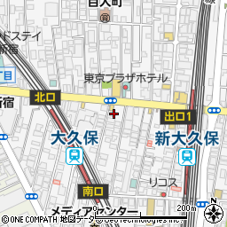 東京都新宿区百人町1丁目16-13周辺の地図