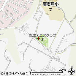 志津テニスクラブ周辺の地図