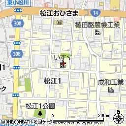 東京いすゞ自動車株式会社　江戸川工場周辺の地図