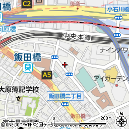 東京都千代田区飯田橋3丁目9-8周辺の地図