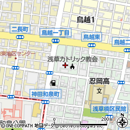 市膳浅草橋店周辺の地図