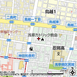カナピナ 浅草橋店周辺の地図