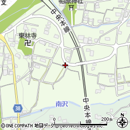 山梨県甲州市塩山下萩原2178周辺の地図