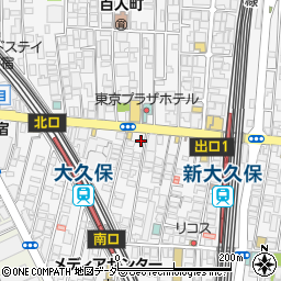東京都新宿区百人町1丁目16-16周辺の地図