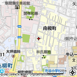 東京都新宿区南榎町72周辺の地図