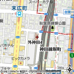 東京消防庁神田消防署周辺の地図